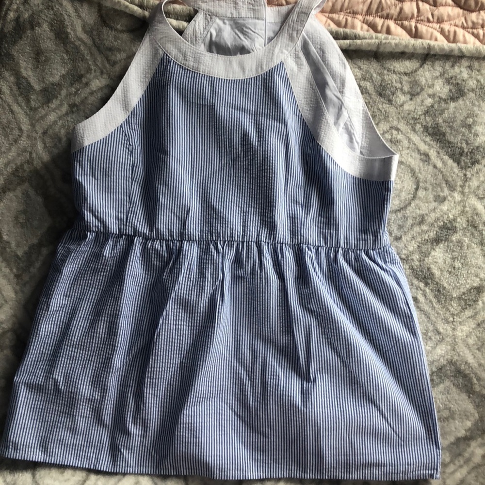 Lauren James Seersucker Top